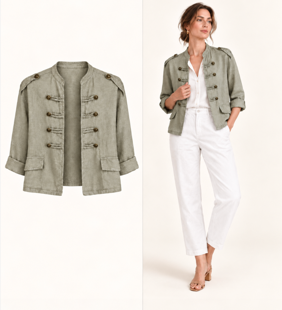 926165 Linen jacket